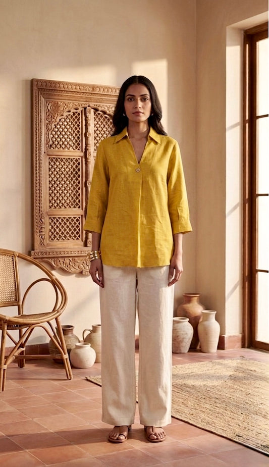 Haldi Hue Shirt top