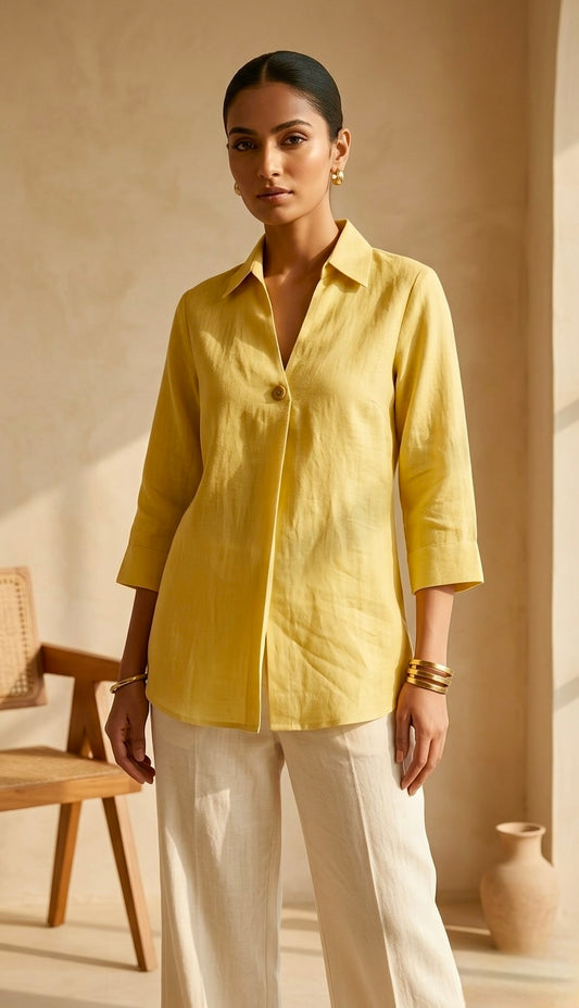 Haldi Hue Shirt top
