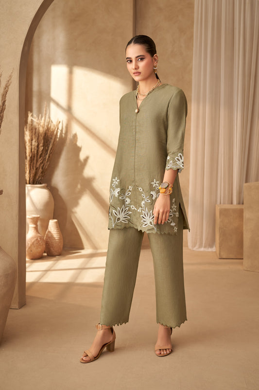 Olive Linen